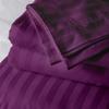 Comfort Bed Store Organic Cotton Bed Sheet Set 4 PCs, 1 Flat Sheet (66''x 96''), 1 Fitted Sheet (39''x 75'') and 2 Pillow Cover (20''x 30''), 1000 TC, 10 Inch Deep Pocket Twin/Single (Eggplant) view 3