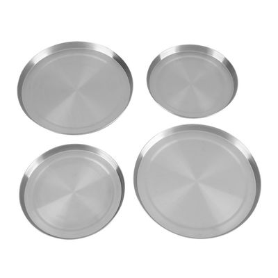 Stove Burner Covers, 4 Pcs/set of Stainless Steel Stove Top Covers, Silver Stove Cover Kitchen Cookware Protector