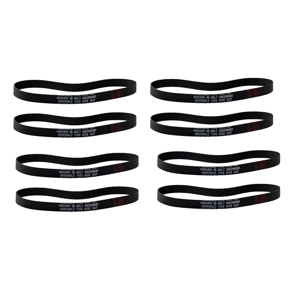8 Falt Belts Replacement Part for Hoover Models UH70205, UH70935, UH70210, UH70604, UH72630, UH72635, UH71250, UH71251, UH71230 [Part No:- ] # Compare to Part AH20065, 562289001