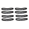 8 Falt Belts Replacement Part for Hoover Models UH70205, UH70935, UH70210, UH70604, UH72630, UH72635, UH71250, UH71251, UH71230 [Part No:- ] # Compare to Part AH20065, 562289001 view 1