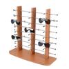 Polmart Sunglass / Eyewears Display Stand,Maple (Triple-Tower, 24-Pair Capacity) view 1