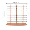 Polmart Sunglass / Eyewears Display Stand,Maple (Triple-Tower, 24-Pair Capacity) view 3