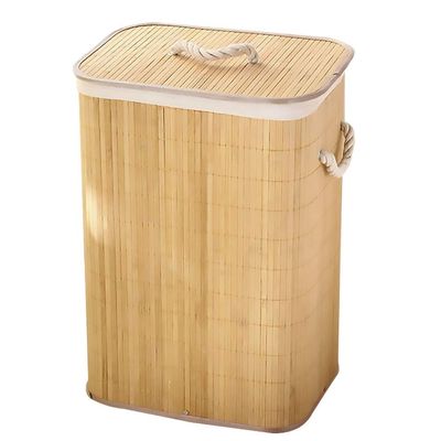 Cabilock Laundry Hamper, Durable, Eco-friendly, Foldable, Large Capacity, Khaki, Plastic