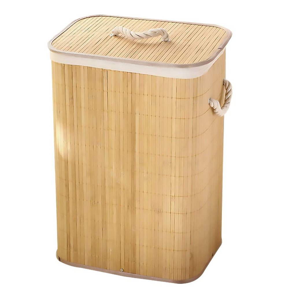 Cabilock Laundry Hamper, Durable, Eco-friendly, Foldable, Large Capacity, Khaki, Plastic