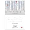 Fox Valley Traders Custom Snowy Birch Christmas Cards Set of 20, Card Only Personalization view 3