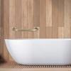 Atyhao Bathtub Handrail, Brass Bathtub Handrail Mounted Helping Handle Bars for Children Pregn Elderly view 2