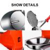 300W Electric Ice Shaver Machine Shaved Ice Snow Cone Maker 304 Stainless Steel Blade 80kg/h, 16cm Higher Ice Outlet view 4