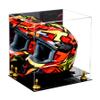 Better Display Cases Versatile Acrylic Display Case - Large Rectangle Box with Mirror, Yellow Risers and Black Base 16" x 13" x 14" (V61) view 1