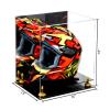 Better Display Cases Versatile Acrylic Display Case - Large Rectangle Box with Mirror, Yellow Risers and Black Base 16" x 13" x 14" (V61) view 2