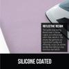 GORILLA GRIP The Original Ironing Board Cover and Pad, Silicone Coating, 400F Scorch Resistant Thick Padding, Heavy Duty Iron Covers Standard Boards, Hook and Loop Fastener Strap, Light Purple 15x54 view 4