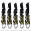 Black & Gold Swing Tiara Pack of 5 view 1