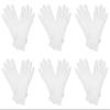 Beistle Theatrical Gloves 6 Pairs Awards Night Party Supplies VIP Costume Accessories, One Size, White view 1