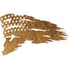 Badger Steel USA - Tattered Flag - Metal Wall Art - 30" X 18.4" - Hammered Copper view 4
