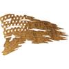 Badger Steel USA - Tattered Flag - Metal Wall Art - 25" X 15.4" - Hammered Copper view 4