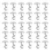 Ruwado 12 Pcs Twisty Pins Clear Head Plastic for Upholstery (30) view 1