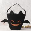 Cabilock Halloween Candy Bags, Cotton Trick or Treat Goodie Bags for Kids, Large 9.05x8.26x8.26 Inch Design for Halloween Parties view 2