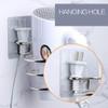 Alphahsjaz Bathroom Hair Dryer Rack, Free Punch Hair Dryer Storage Rack Spiral Design Compatible with Most Hair Dryers Easy To Install Multifunctional Toilet Rack view 2