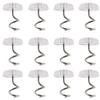Ruwado 12 Pcs Twisty Pins Clear Head Plastic for Upholstery (12) view 1