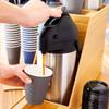 Restaurantware Airpot Holder Pack of 1 Bamboo 2-Tier Brown Dispenser Caddy, Beverage Holder Portable, 5.5 Liters Capacity, Can Hold 2 Coffee Airpots, Shatterproof, Chip-Resistant Coffee Station view 3