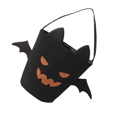 Cabilock Halloween Candy Bucket Halloween Candy Bags Accessories Storage Basket Pouch Stuff Signs Canvas Bags Storage Bag Party Bag Storage Bags