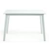 Yumiko Solid Wood Rectangular Dining Table Kitchen Modern, White Color view 3
