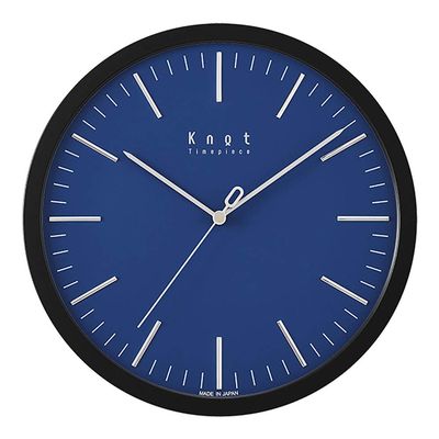 Knot Clock Blue x Bar Index (Black)