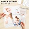 Dunwell Photo Sleeves for 3-Ring Binder, (4x6 Mixed Format, 25 Pack) for 150 Pictures, Each Photo Page Sheet Holds Six 4 x 6 Pictures or Postcards, Acid-Free Poly 4x6 Album Refill Pages view 3
