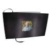 Black Faux Leather Photo Funeral Guest Book for Memorial Service and Celebration of Life Guest Book for Memorial Service - Beautiful & Vibrant Sign in Book for Funeral view 1