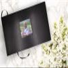 Black Faux Leather Photo Funeral Guest Book for Memorial Service and Celebration of Life Guest Book for Memorial Service - Beautiful & Vibrant Sign in Book for Funeral view 2