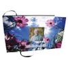 COMMEMORATIVE CREMATION URNS Morning Glories Photo Funeral Guest Book for Memorial Service and Celebration of Life Guest Book for Memorial Service - Beautiful & Vibrant Sign in Book for Funeral view 1