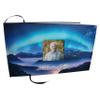 COMMEMORATIVE CREMATION URNS Aurora Borealis Photo Funeral Guest Book for Memorial Service and Celebration of Life Guest Book for Memorial Service - Beautiful & Vibrant Sign in Book for Funeral view 1