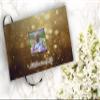 Golden Cross Photo Funeral Guest Book for Memorial Service and Celebration of Life Guest Book for Memorial Service - Beautiful & Vibrant Sign in Book for Funeral view 2