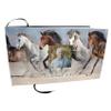 COMMEMORATIVE CREMATION URNS Wild Horses Photo Funeral Guest Book for Memorial Service and Celebration of Life Guest Book for Memorial Service - Beautiful & Vibrant Sign in Book for Funeral view 1