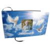 Holy Dove Photo Funeral Guest Book for Memorial Service and Celebration of Life Guest Book for Memorial Service - Beautiful & Vibrant Sign in Book for Funeral view 1