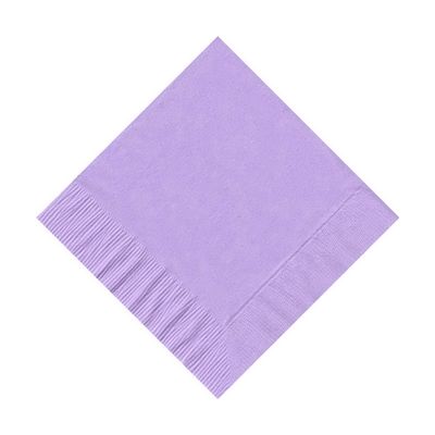 100 Personalized 2 Ply Wedding Cocktail/Beverage Napkins (Lavender)