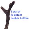 Lulu Decor,100% Cast Iron 8" Stocking Holder for mantle Holds Up to 9 lbs Low Profile Design with Rubber Grip Ideal for Christmas Stockings Garland Holder Simple Natural Branch antler shape (Set of 6) view 2