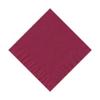 100 Personalized 2 Ply Wedding Cocktail/Beverage Napkins (Burgundy) view 1