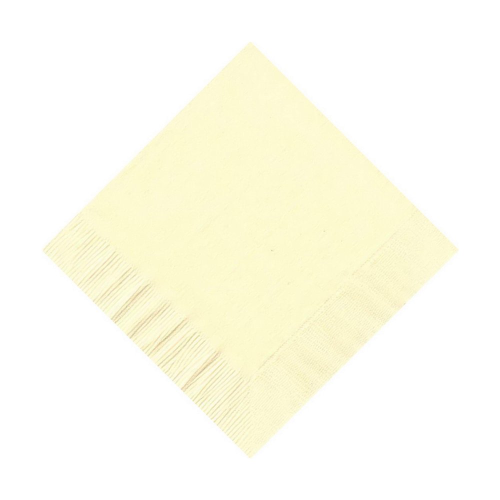 100 Personalized 2 Ply Wedding Cocktail/Beverage Napkins (Ivory)
