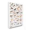 Stupell Industries Chic Alphabet of Dogs with Floral Detail view 1