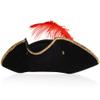 Buccaneer Hat - Adult Size (1 Pack) - Premium Pirate Captain Costume Accessory for Halloween Parties & Cosplay Events view 2