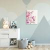 Stupell Industries Rhino Illustration Safari Animal Pink Blue Wall Art, 24 x 30, Multi-Color view 4