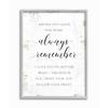 Stupell Industries Always Follow Your Heart Phrase Country Home Charm, Design by Jennifer Pugh view 1