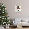 Stupell Industries Merry Christmas Holiday Phrase Winter Nutcracker Wall Art, 24x30, Tan view 2
