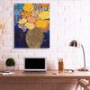 Stupell Industries Summer Floral Abstract Blue Orange Yellow view 4
