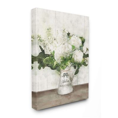 Stupell Industries Farm Fresh White Florals in Antique Milk Pitcher