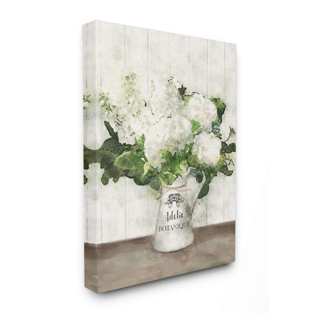 Stupell Industries Farm Fresh White Florals in Antique Milk Pitcher