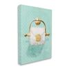 Stupell Industries 'Fashion Toilet Paper Role Turquoise', Canvas Art, 36 x 48 Inches, Easy to Hang and Sturdy, Made in USA, by Ziwei Li view 2