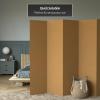 6 ft. Tall Brown Temporary Cardboard Folding Screen - 6 Panel view 2