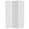 6 ft. Tall White Temporary Cardboard Folding Screen - 3 Panel view 1