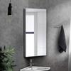 24-inch 304 Stainless Steel Corner Medicine Cabinet with Mirror - Right view 2